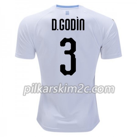 Koszulka Urugwaj D.Godin 3 Precz Mistrzostwa Świata 2018 - Koszulki Piłkarskie